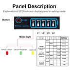Lead- Acid Lithium Battery Universal LED Voltage And Electricity Display Board, Universal LED – Waterproof