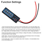 Lead- Acid Lithium Battery Universal LED Voltage And Electricity Display Board, Universal LED – Waterproof