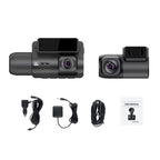 M700A 3 Channels Car Recorder 4K UHD Front+1080P Inside+2K Rear+GPS+WIFI Dash Cam, M700A – 4K