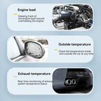 Head-up Display OBD Multi-function Vehicle Instrument Oil Temperature Gearbox Monitoring Screen