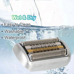 For Braun Series 9 Pro Electric Shaver 94M Blade Gold Mesh Cover, With Words, Without Words – Durable Build, Easy to Use
