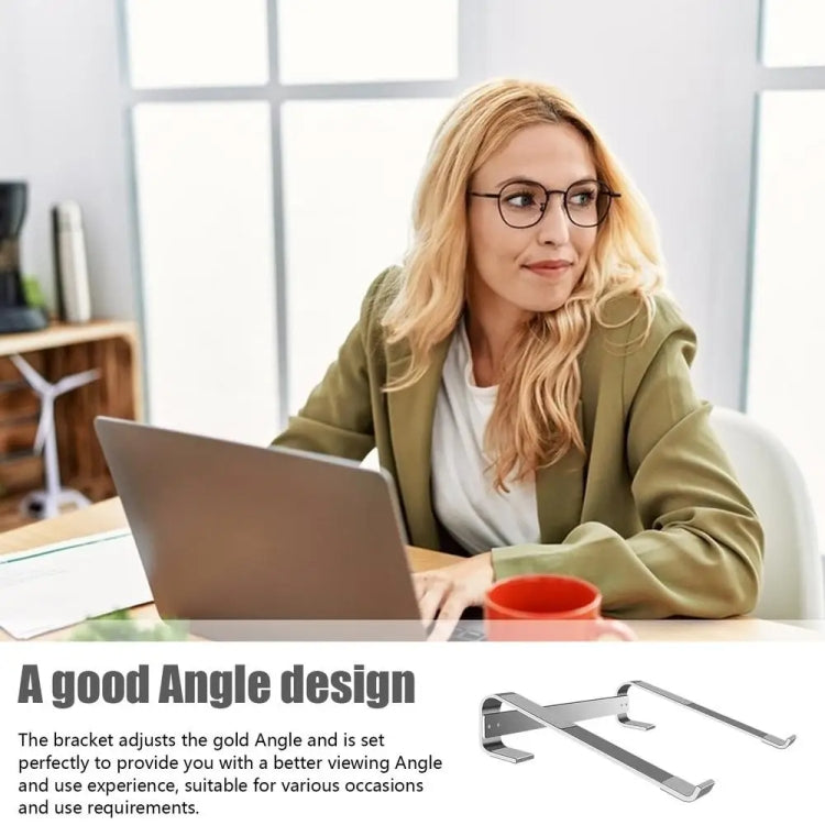 Aluminum Alloy Desktop Laptop Stand, for 10-18 inch – Aluminum Alloy