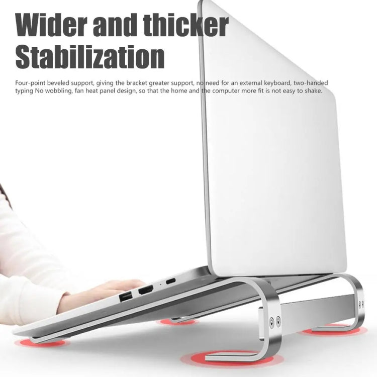 Aluminum Alloy Desktop Laptop Stand, for 10-18 inch – Aluminum Alloy