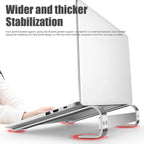 Aluminum Alloy Desktop Laptop Stand, for 10-18 inch – Aluminum Alloy