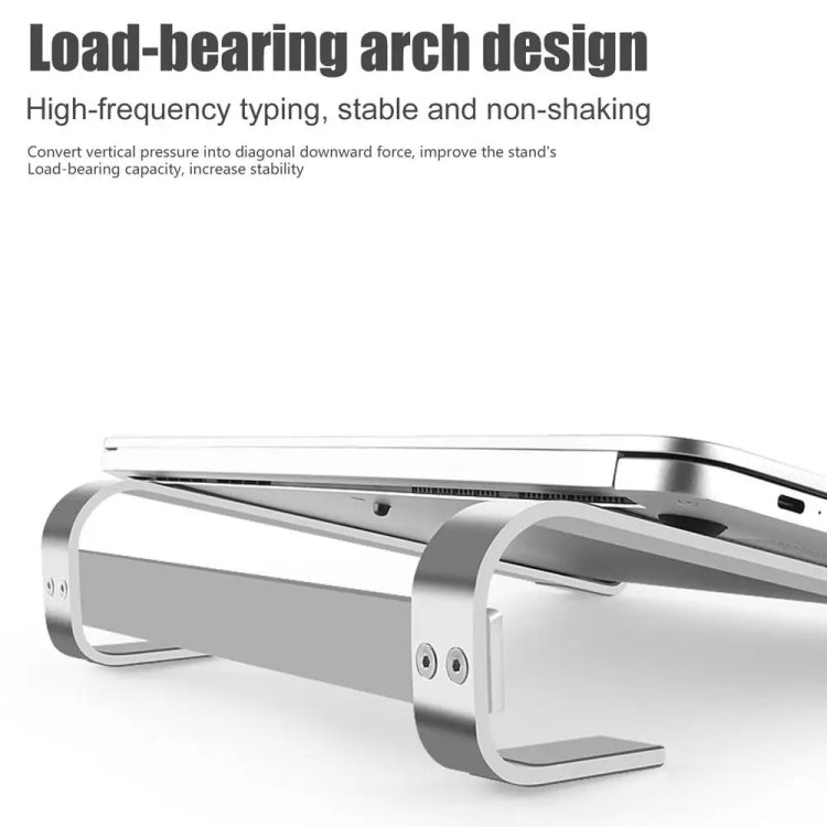 Aluminum Alloy Desktop Laptop Stand, for 10-18 inch – Aluminum Alloy