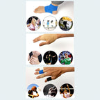 4rolls /Pack 2.5cm X 4.5m Cartoon Non-Woven Sports Protection Bandage, Panda