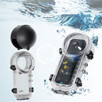 For Insta360 X4 aMagisn 50m Depth Waterproof Protective Case Quick Release Invisible Diving Cover, Waterproof Case Waterproof Case