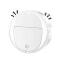 Intelligent Sweeper Robot Home Automatic 3 In 1 Integrated Cleaning Machine Vacuum Cleaner, Rechargeable White Rechargeable White