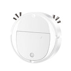 Intelligent Sweeper Robot Home Automatic 3 In 1 Integrated Cleaning Machine Vacuum Cleaner, Rechargeable White Rechargeable White