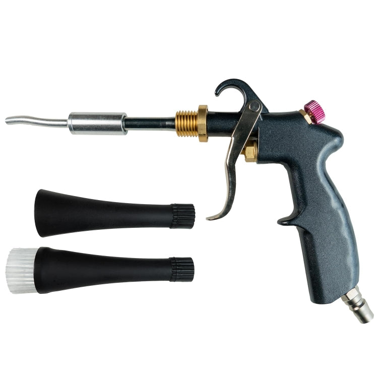 High Pressure Car Interior Cleaning Gun with Bearing Car Beauty Dust Removal Brush – Aluminum Alloy Default Title