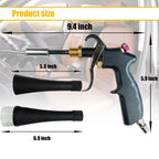 High Pressure Car Interior Cleaning Gun with Bearing Car Beauty Dust Removal Brush – Aluminum Alloy