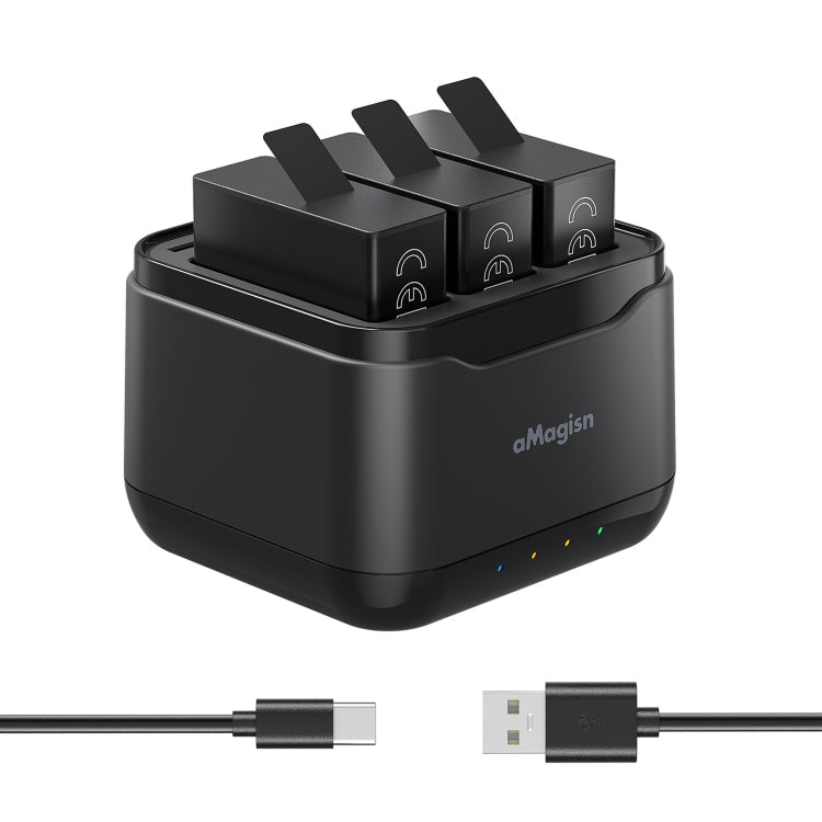 For GoPro HERO13 Black AMagisn Battery Charger Charging Seat, For GoPro HERO13 Black For GoPro HERO13 Black