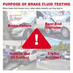 HABOTEST Automobile Motorcycle Brake Fluid Moisture Tester – Durable Build, Easy to Use