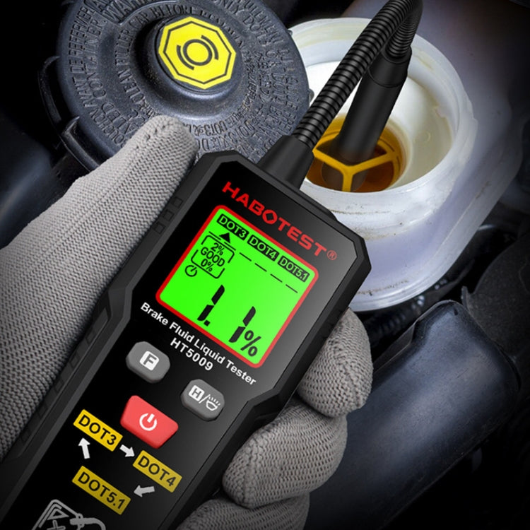 HABOTEST Automobile Motorcycle Brake Fluid Moisture Tester – Durable Build, Easy to Use