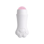 Natural Rose Quartz Face Oil Absorbing Roller Volcanic Stone Facial Skin Repair Cleansing Massager White