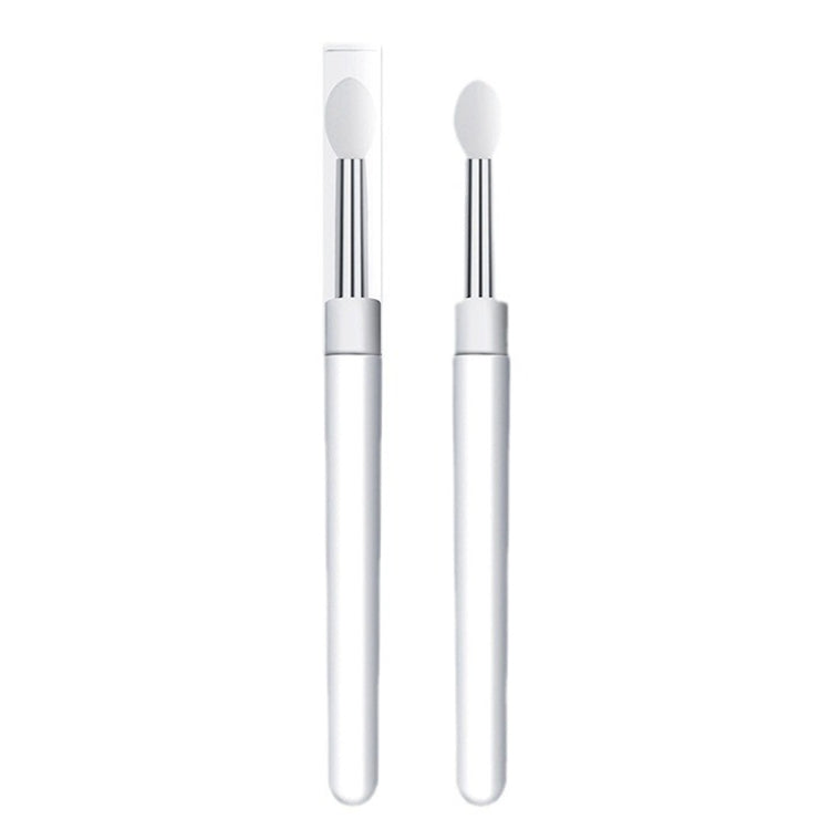 Nail Art Silicone Applicator Sticks Multi-Purpose Dabbing Powder Glitter Eyeshadow Brush Applying Manicure Tool, 2pcs 2pcs