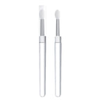Nail Art Silicone Applicator Sticks Multi-Purpose Dabbing Powder Glitter Eyeshadow Brush Applying Manicure Tool, 2pcs 2pcs