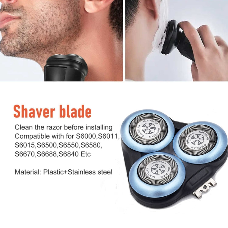 S6000 Replacement Heads for Philips Shavers S6011 S6840 S6015 S6670 etc. – Durable Build, Easy to Use