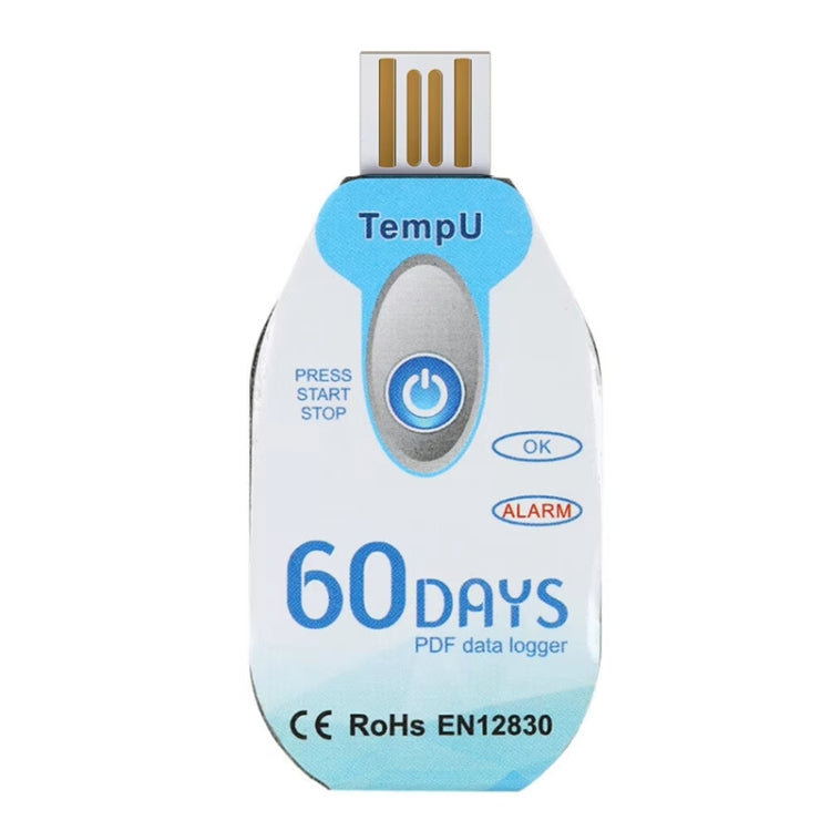 TempU Disposable Temperature Recorder For Cold Chain Transport Vehicles, 30 Days, 60 Days, 90 Days – Durable Build, Easy to Use 60 Days