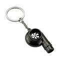 Car Tuning Accessories Turbo Keychain Decorative Pendant, Large Black, Large Gold, Large Bronze, Small Black, Small Gold, Small Green Antique Large Black