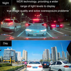 Car HD WIFI Interconnected Triple Camera Driving Recorder, With GPS, WIFI Interconnection, With Right Blind Spot System – Anti-Scratch