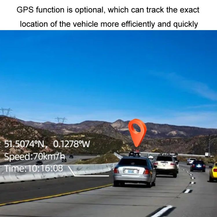 Car HD WIFI Interconnected Triple Camera Driving Recorder, With GPS, WIFI Interconnection, With Right Blind Spot System – Anti-Scratch