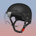 Electric Vehicle Helmet Lightweight Sun Protection Helmet, Black Transparent, White Transparent, Khaki Transparent, Pink Transparent, Gray Transparent, Black Brown, White Brown, Khaki Brown, Pink Brown, Gray Brown Black Transparent