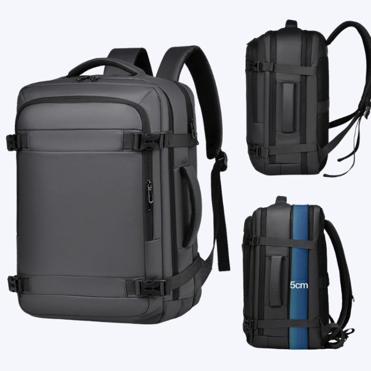 WEIXIER B726 Simple Expandable Double-Shoulder Backpack Large Capacity Business Casual Bag – Waterproof