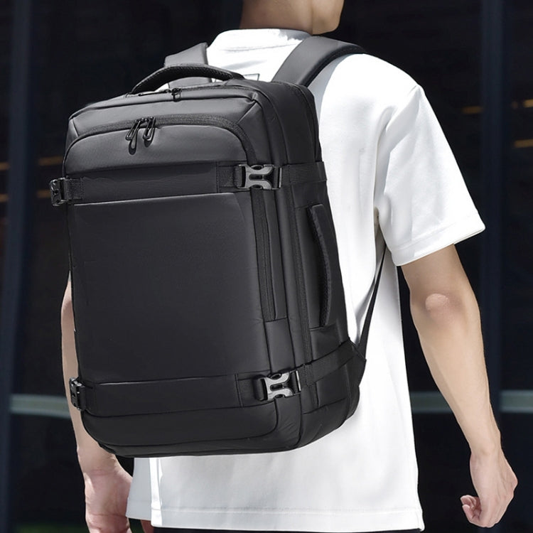 WEIXIER B726 Simple Expandable Double-Shoulder Backpack Large Capacity Business Casual Bag – Waterproof
