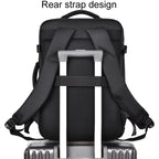 WEIXIER B726 Simple Expandable Double-Shoulder Backpack Large Capacity Business Casual Bag – Waterproof