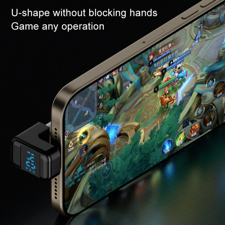 Type-C Digital Display U Type Adaptor 180 Degree Elbow 140W 4.0 Adaptor, 180 Degree Elbow – TPU