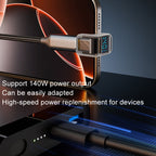Type-C Digital Display U Type Adaptor 180 Degree Elbow 140W 4.0 Adaptor, 180 Degree Elbow – TPU