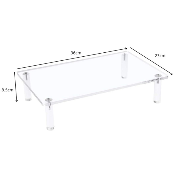 Desktop Acrylic Laptop / Printer Raised Stand, YX136 – Durable Build, Easy to Use