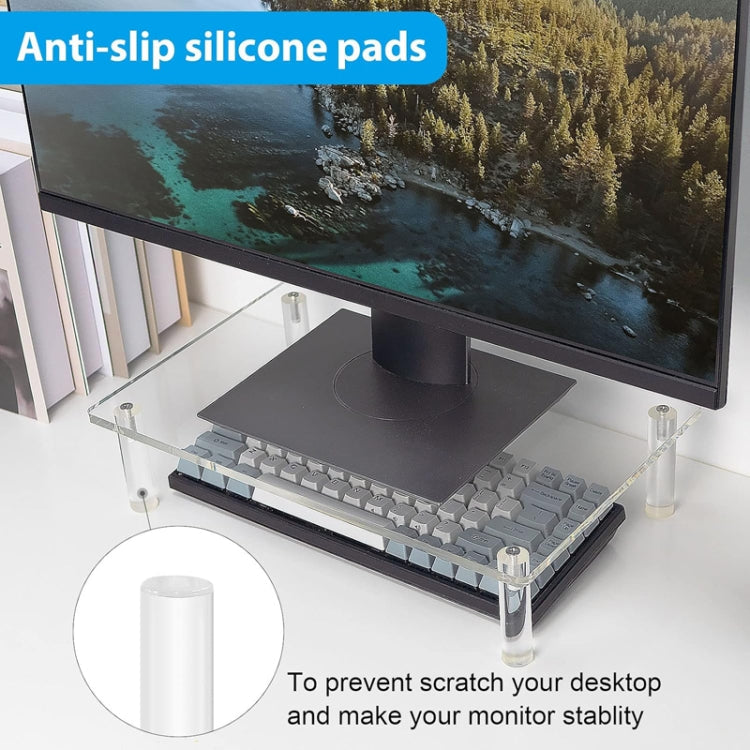 Desktop Acrylic Laptop / Printer Raised Stand, YX136 – Durable Build, Easy to Use