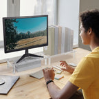 Desktop Acrylic Laptop / Printer Raised Stand, YX136 – Durable Build, Easy to Use