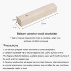 5pcs /Box Camphor Wood Strips Wardrobe Insect Repellent Moth-proof Increase Balsam Camphor Wood – Lanyard