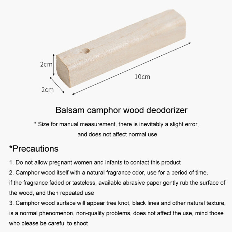 5pcs /Box Camphor Wood Strips Wardrobe Insect Repellent Moth-proof Increase Balsam Camphor Wood – Lanyard