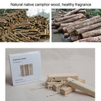 5pcs /Box Camphor Wood Strips Wardrobe Insect Repellent Moth-proof Increase Balsam Camphor Wood – Lanyard