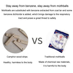 5pcs /Box Camphor Wood Strips Wardrobe Insect Repellent Moth-proof Increase Balsam Camphor Wood – Lanyard