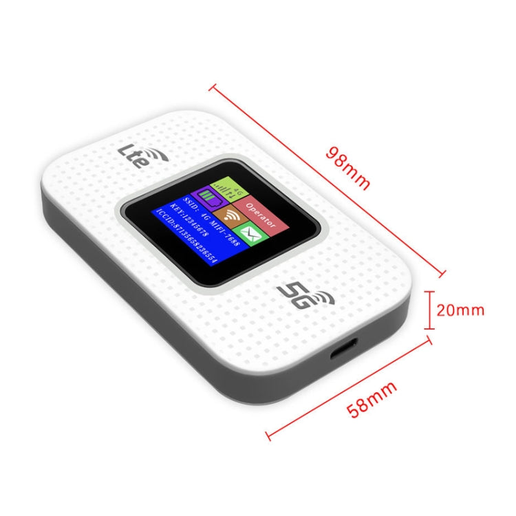 4G Mobile WiFi Plug-in Wireless Router Car Portable WiFi, MF68E-LCD Eurasian Version – Durable Build, Easy to Use