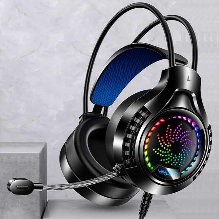 YINDIAO Q7 Colorful Light Computer Wired Headset USB Gaming Headset, Dual 3.5mm + USB Black, Dual 3.5mm + USB White, Dual 3.5mm + USB Pink, USB7.1 Sound Card White, USB7.1 Sound Card Pink – Magnetic, TPU Dual 3.5mm + USB Black