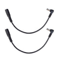 2pcs DC 5.5 x 2.1mm Straight To Bend Adapter Cable Male To Female Power Cord Extension Cord, B1-2 – Durable Build, Easy to Use B1-2