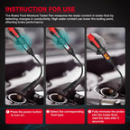 HABOTEST HT663L Motorcycle Vehicle Brake Fluid Moisture Detection Pen, HT663L – Durable Build, Easy to Use