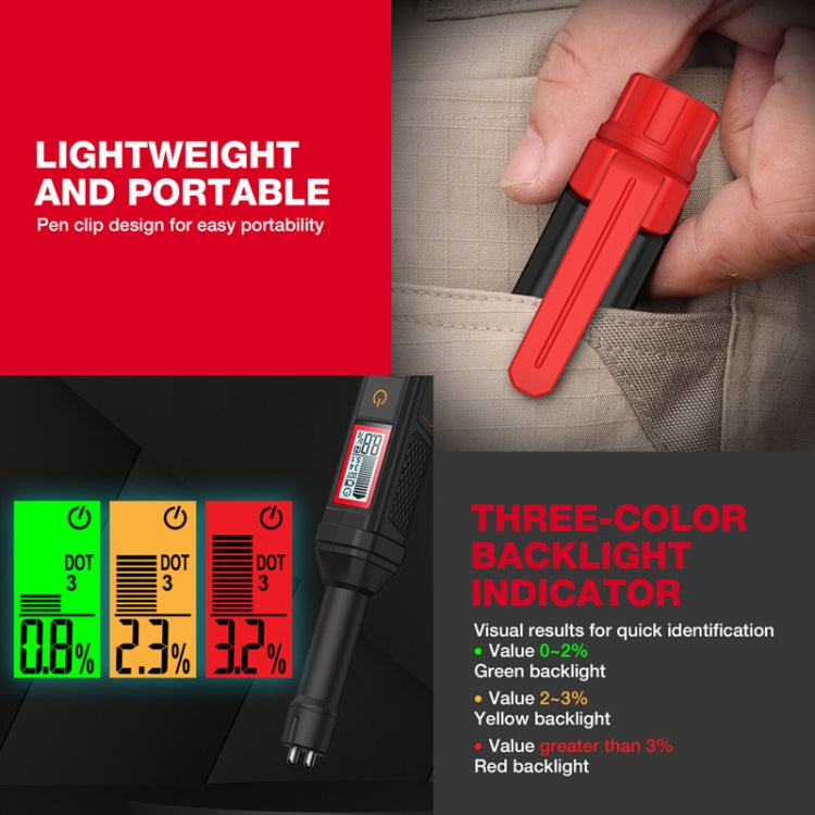 HABOTEST HT663 Motorcycle Vehicle Brake Fluid Moisture Detection Pen, HT663 – Durable Build, Easy to Use
