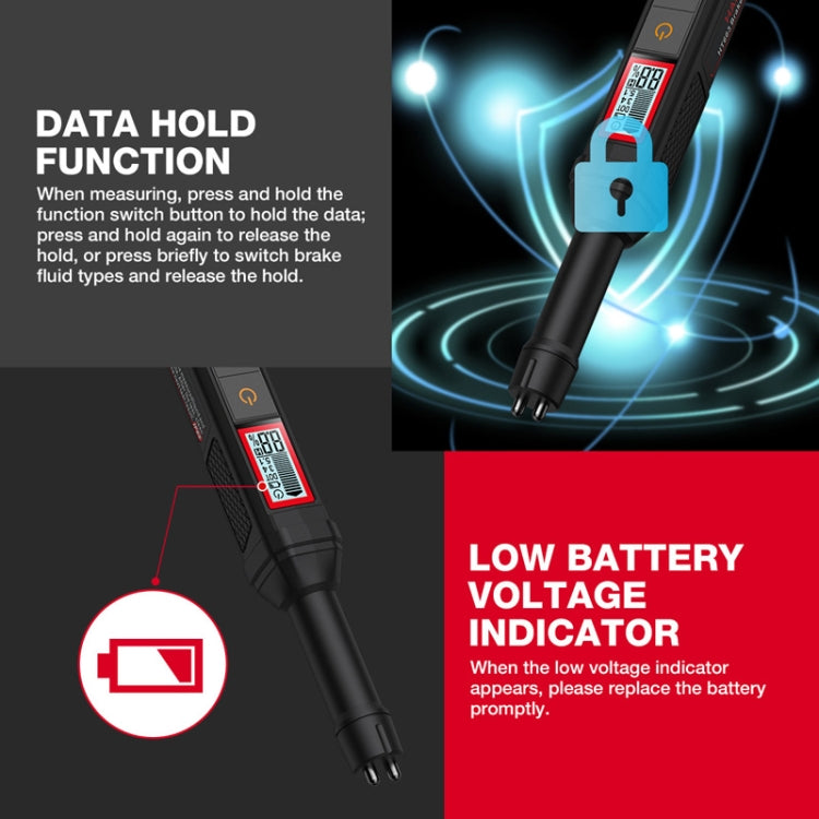 HABOTEST HT663 Motorcycle Vehicle Brake Fluid Moisture Detection Pen, HT663 – Durable Build, Easy to Use