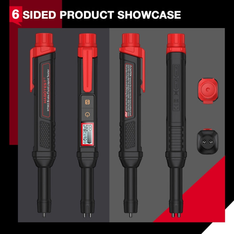 HABOTEST HT663 Motorcycle Vehicle Brake Fluid Moisture Detection Pen, HT663 – Durable Build, Easy to Use