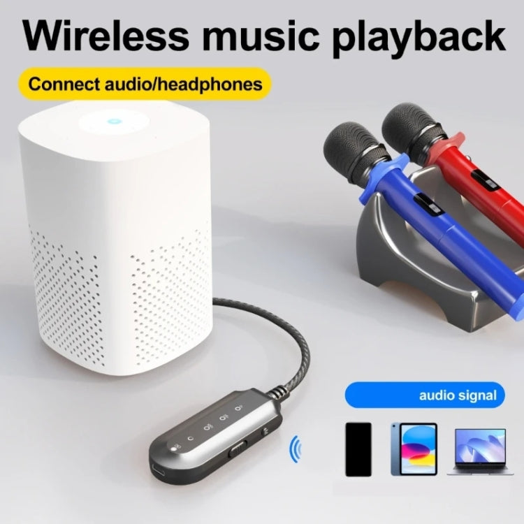 T300 Singing Practice Live Vocal Processor Bluetooth Receiver, T300
