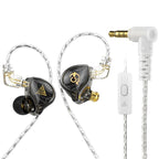 3.5mm Mobile Phone Earphones Sports In-Ear Pluggable Stage Earphone, QKZ HBB With Microphone, QKZ HBB Standard QKZ HBB With Microphone