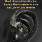 3.5mm Mobile Phone Earphones Sports In-Ear Pluggable Stage Earphone, QKZ HBB With Microphone, QKZ HBB Standard