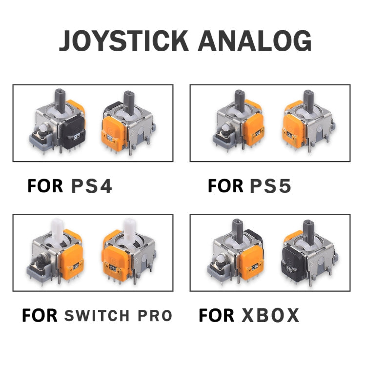 High-precision Adjustable Hall Electromagnetic Joystick – Magnetic, For PS5 Gen3, For PS4, For Switch Pro, For XBOX